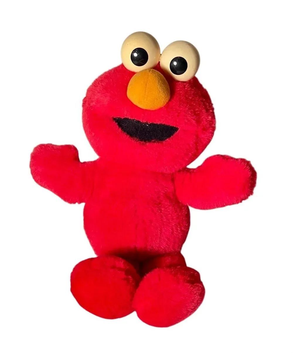 Vintage 1997 Tyco Sesame Street Original TICKLE ME ELMO Plush